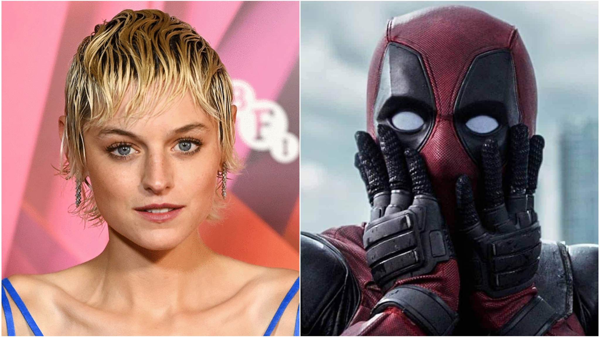 Emma Corrin e Deadpool