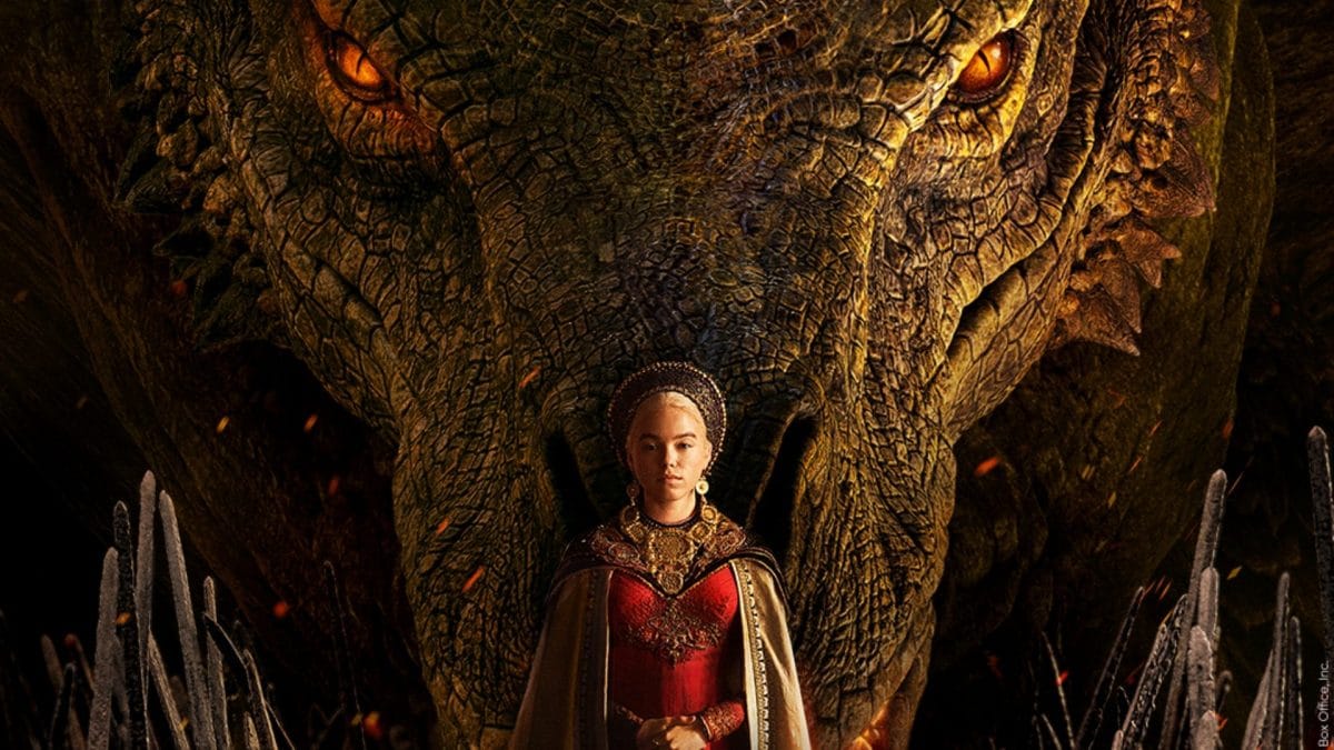 un ragazza davanti a un drago