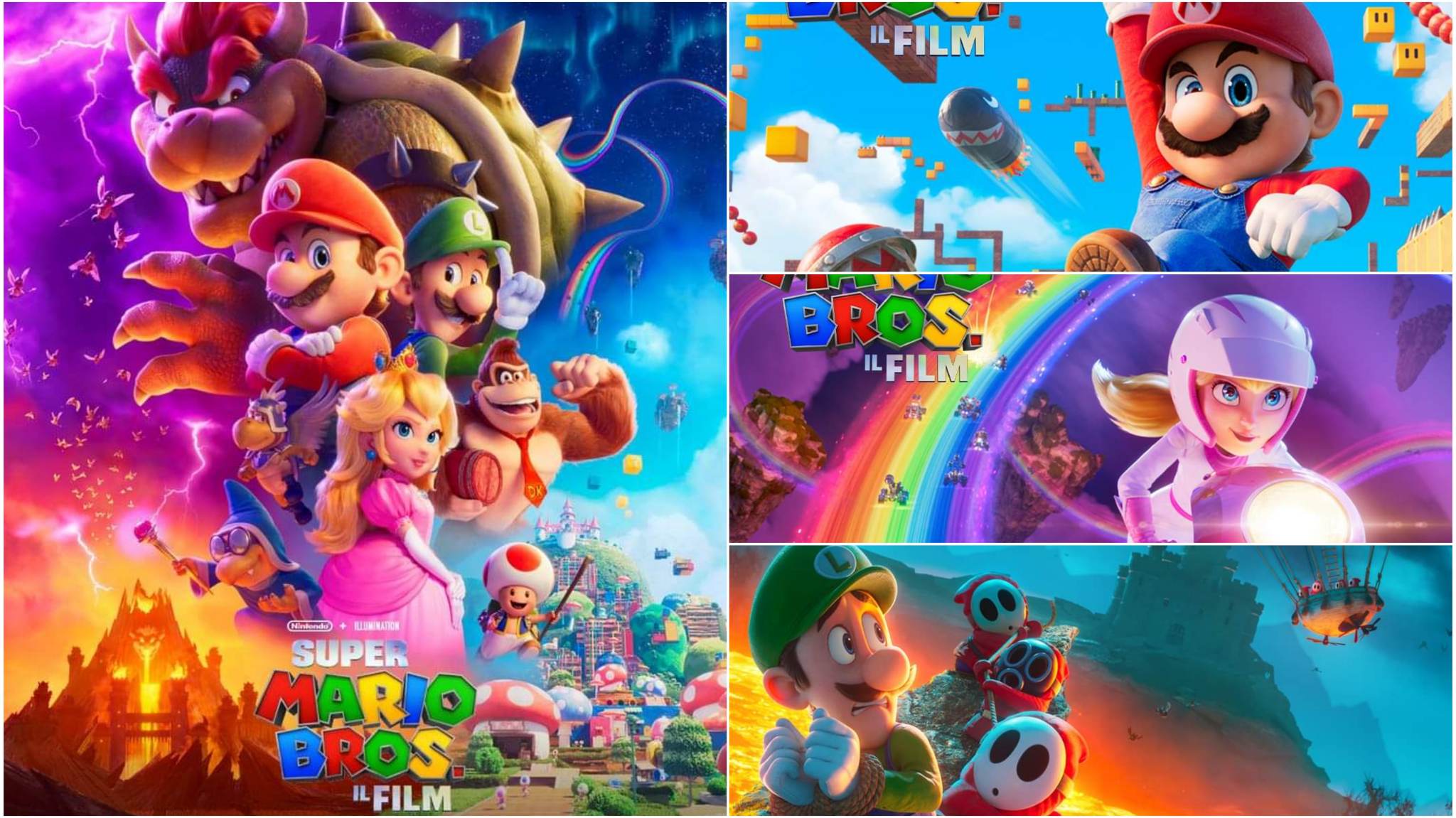 collage Poster Super Mario