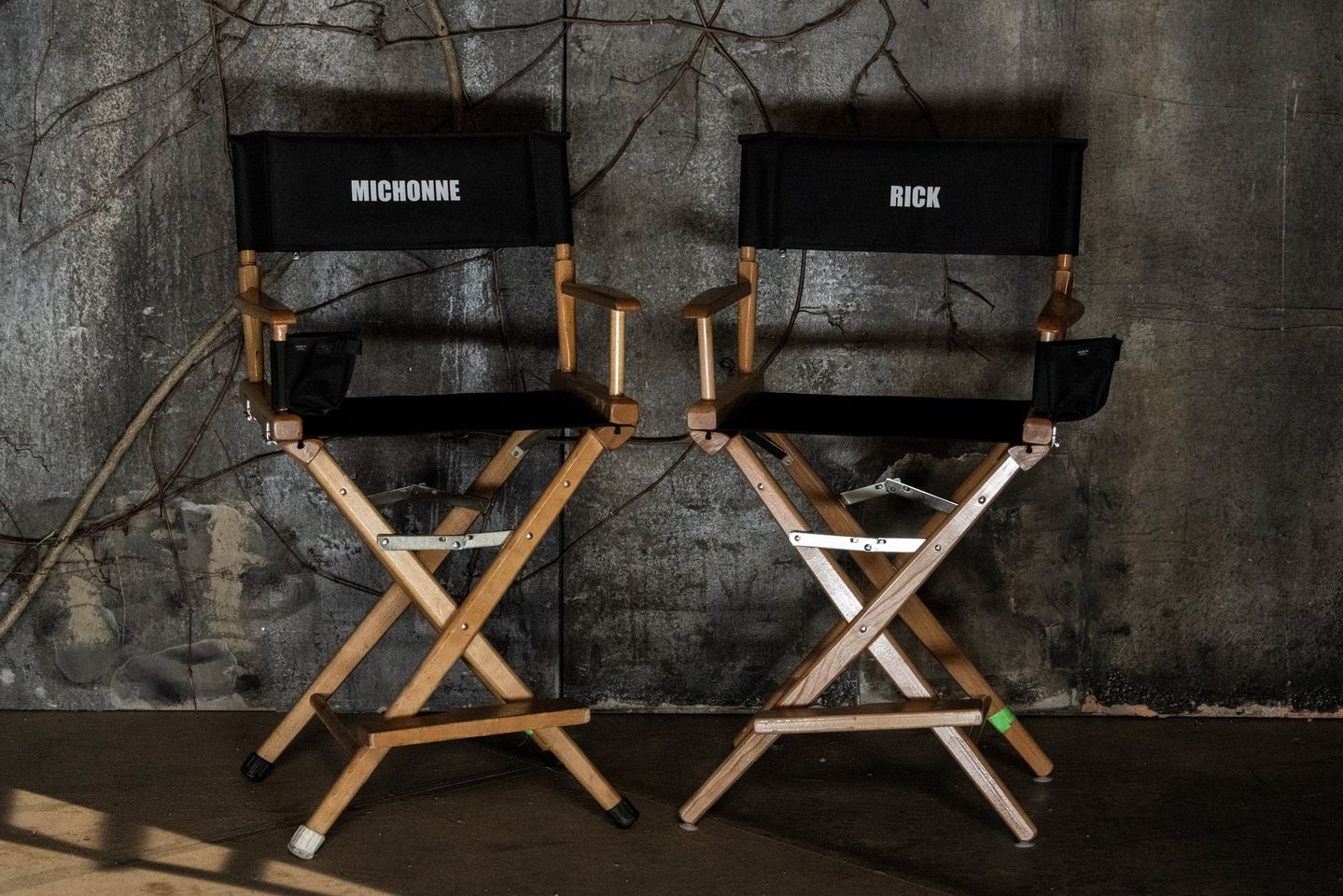 due sedie da regista