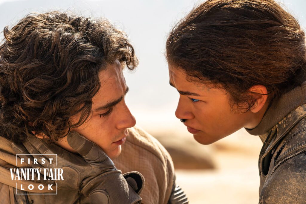 Timothée Chalamet e Zendaya nel film di Dune 2