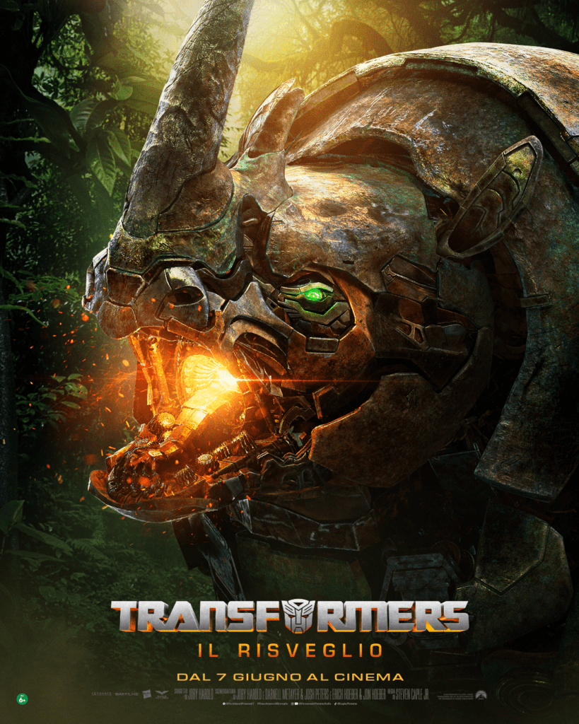 character poster rhinox transformers il risveglio