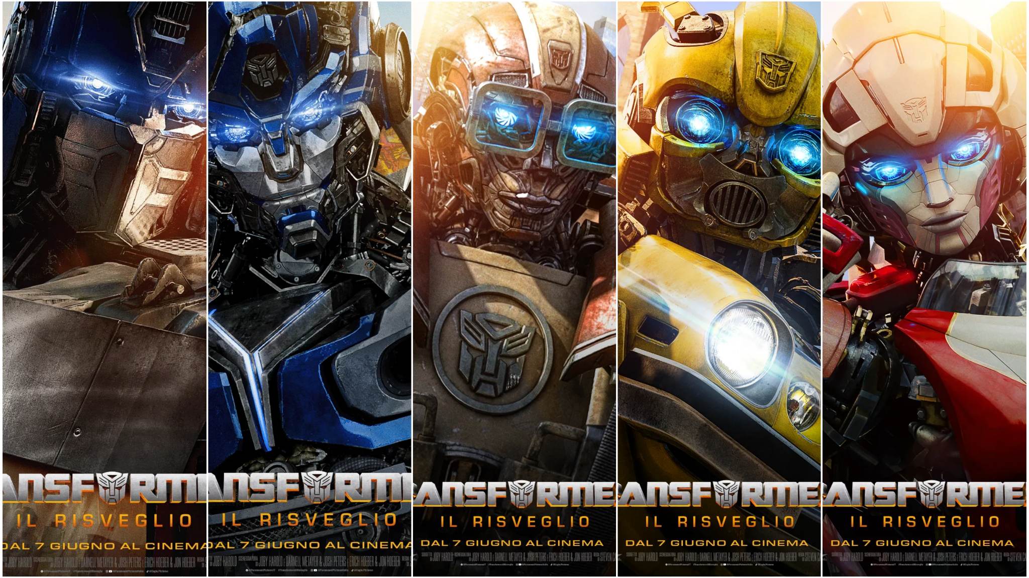Transformers: Il Risveglio collage character poster