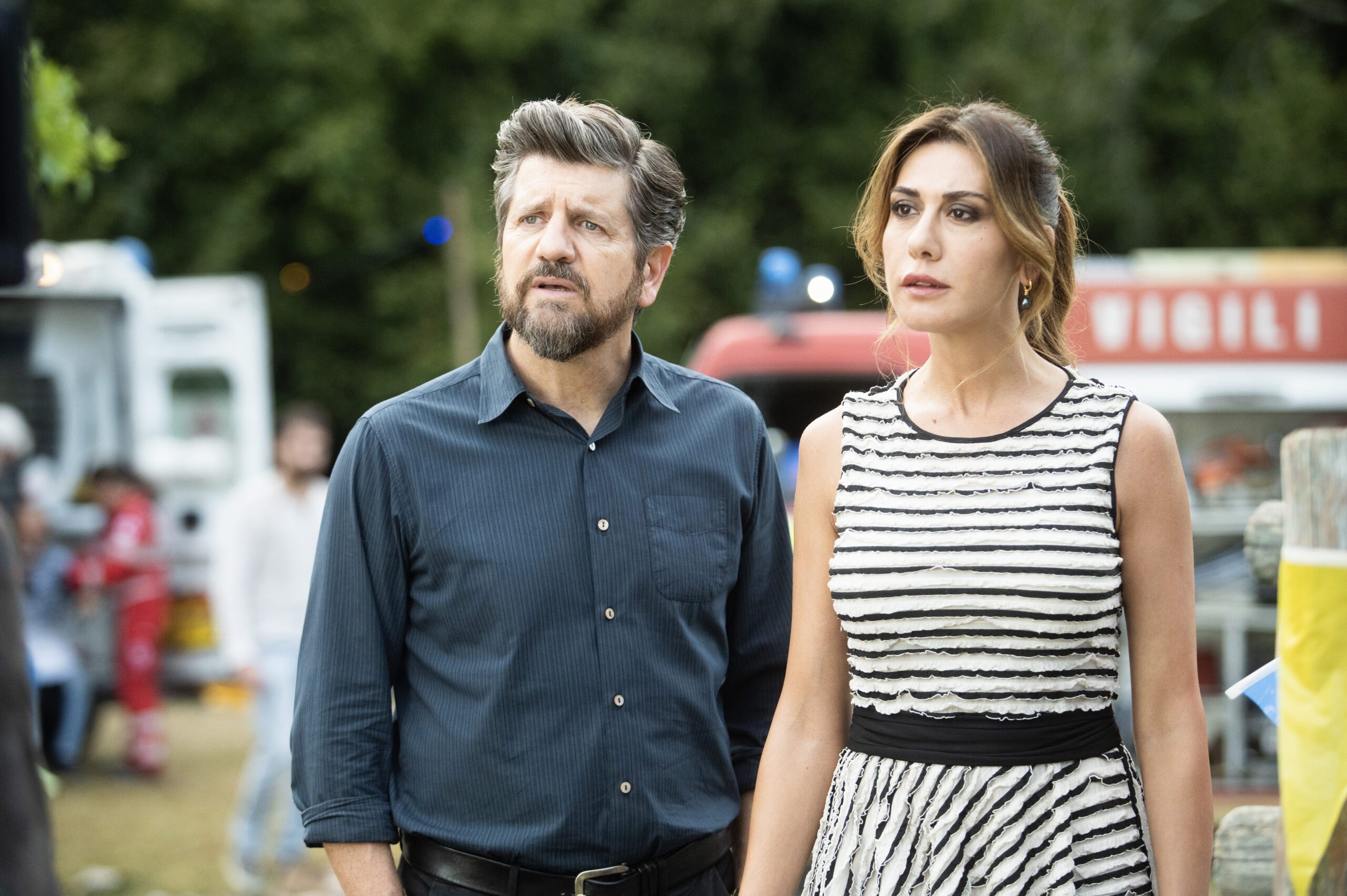 Fabio De Luigi e Virginia Raffaele in Tre di Troppo