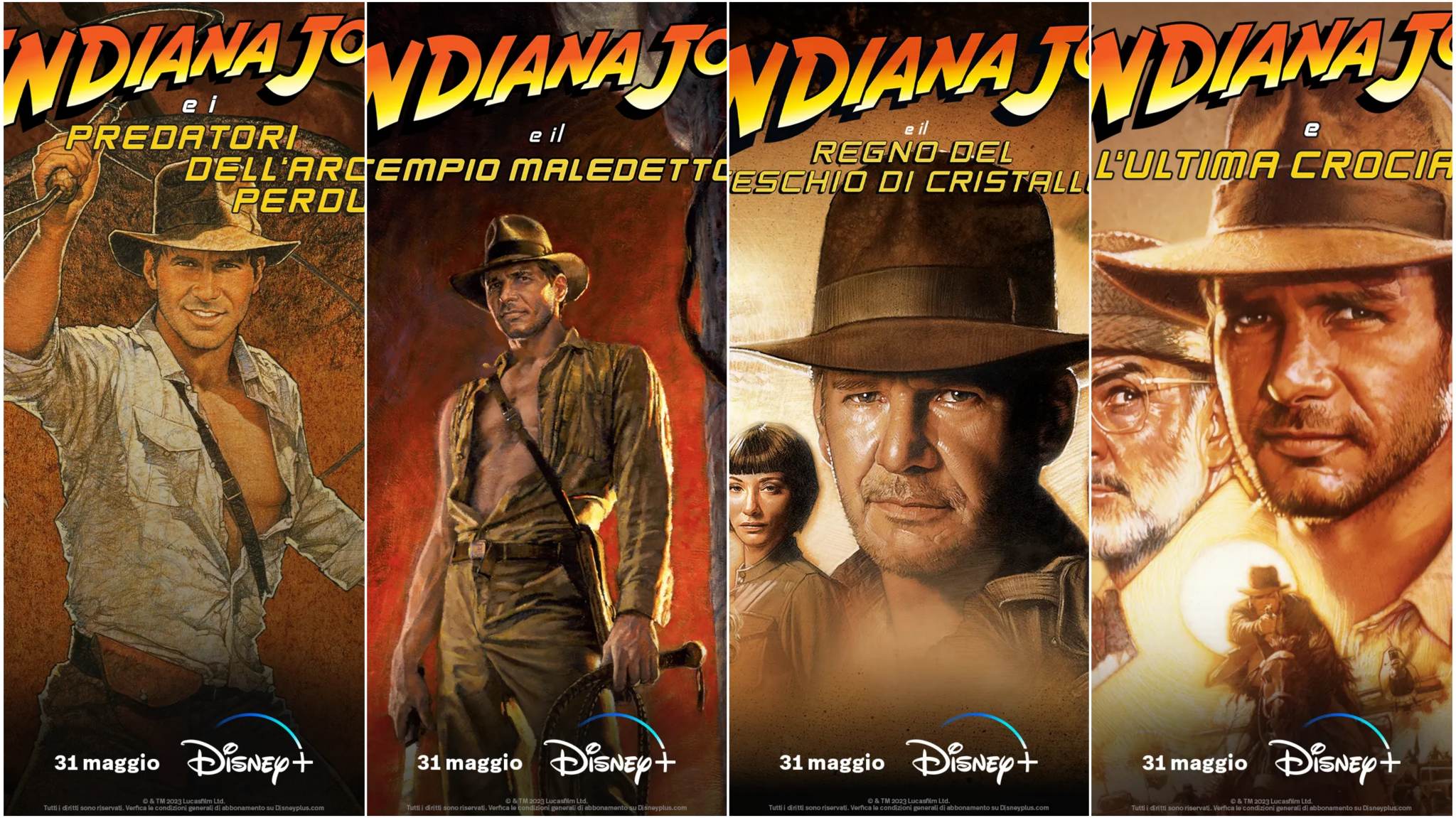 collage poster Indiana Jones