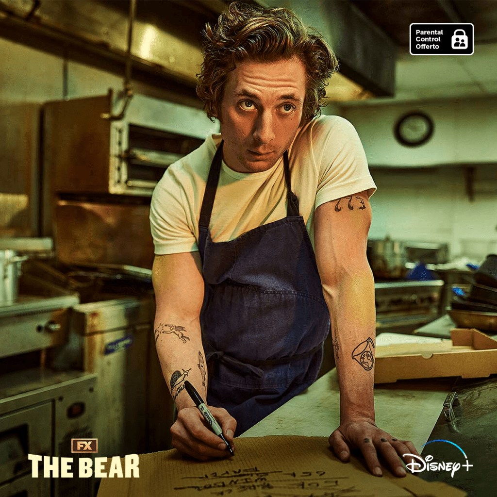 Jeremy Allen White nel poster di The Bear seconda stagione