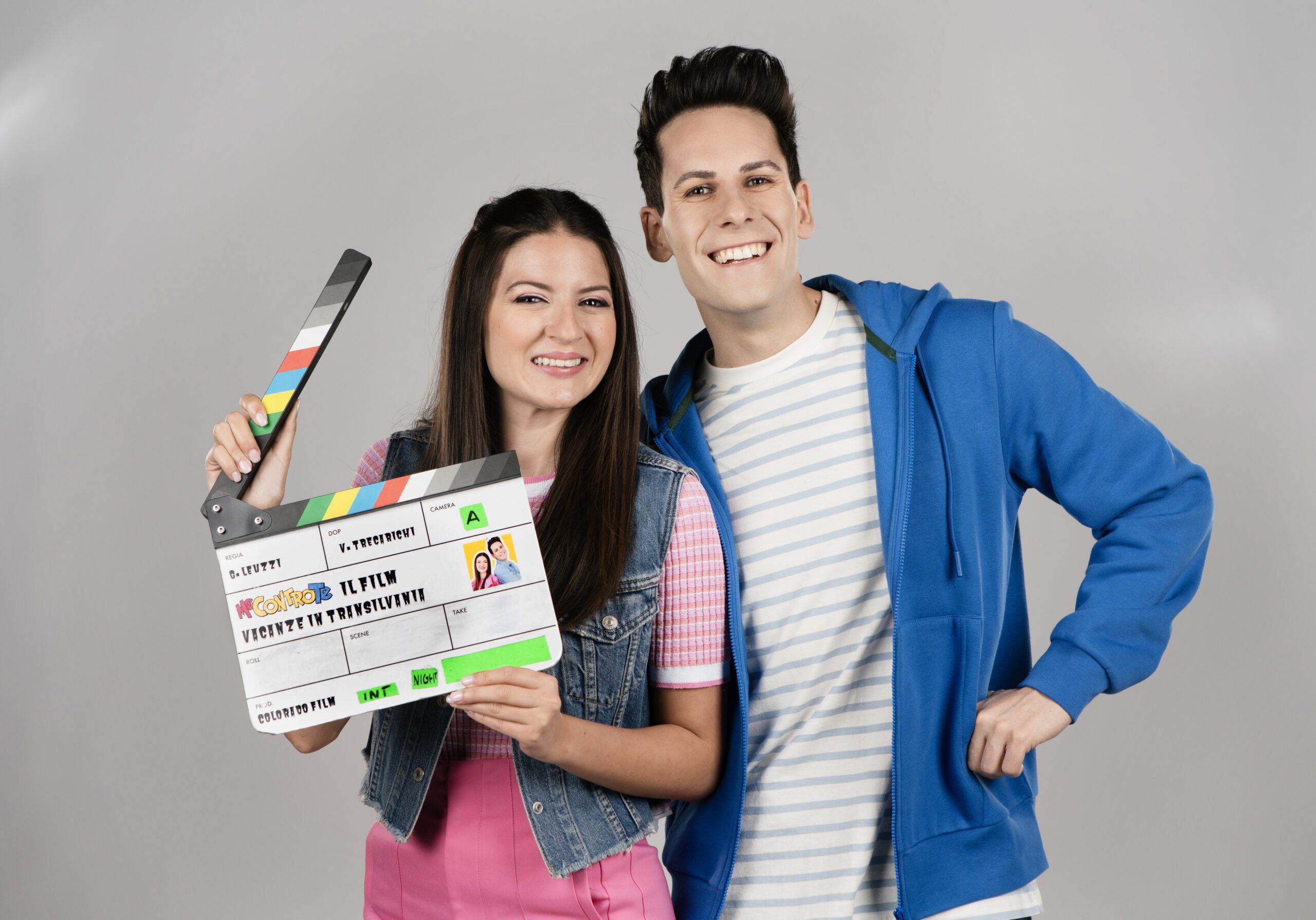Lui e Sofi i Me contro te con in ciak