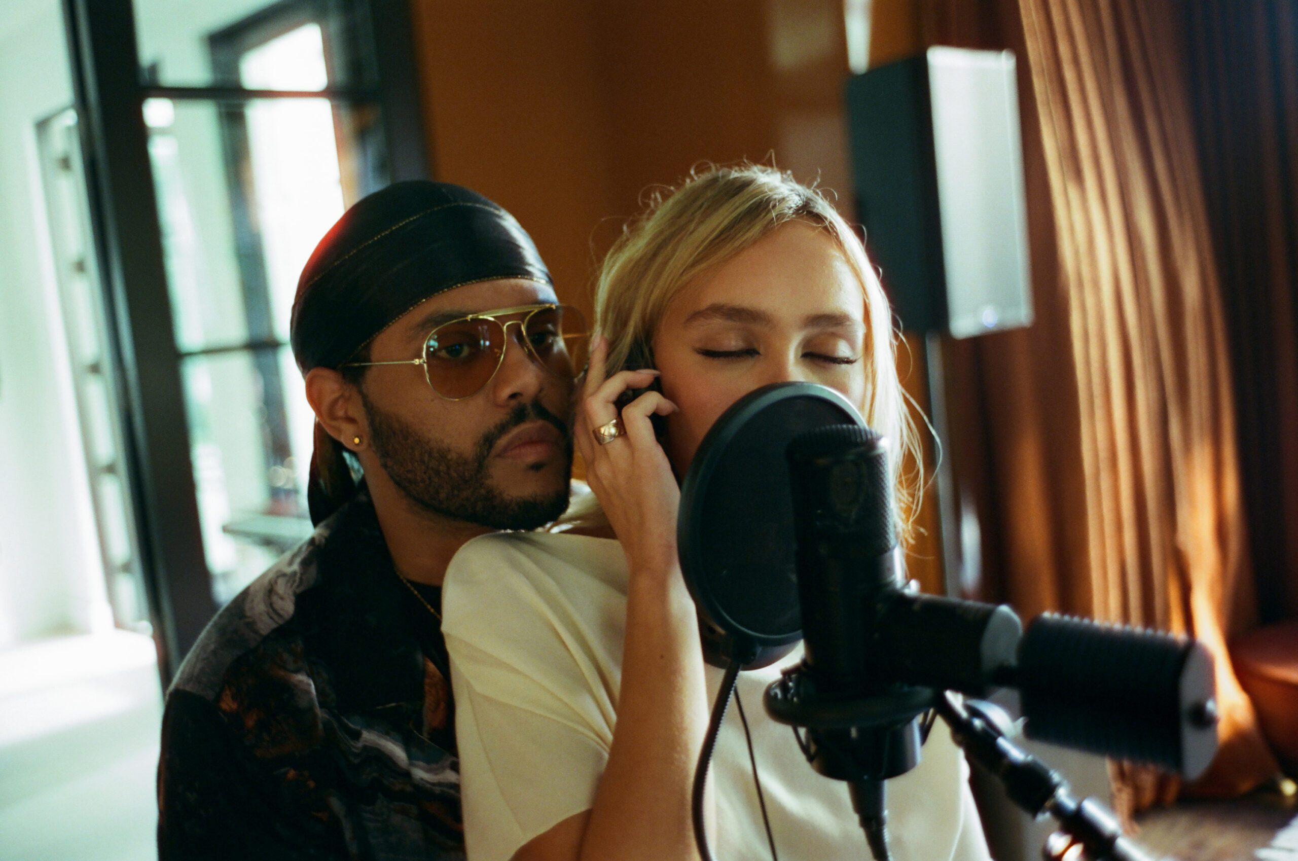 Abel “The Weeknd” Tesfaye e Lily-Rose Depp in The Idol