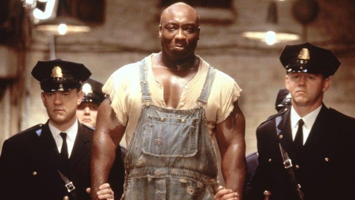 Michael Clark Duncan e Tom Hanks ne Il Miglio Verde