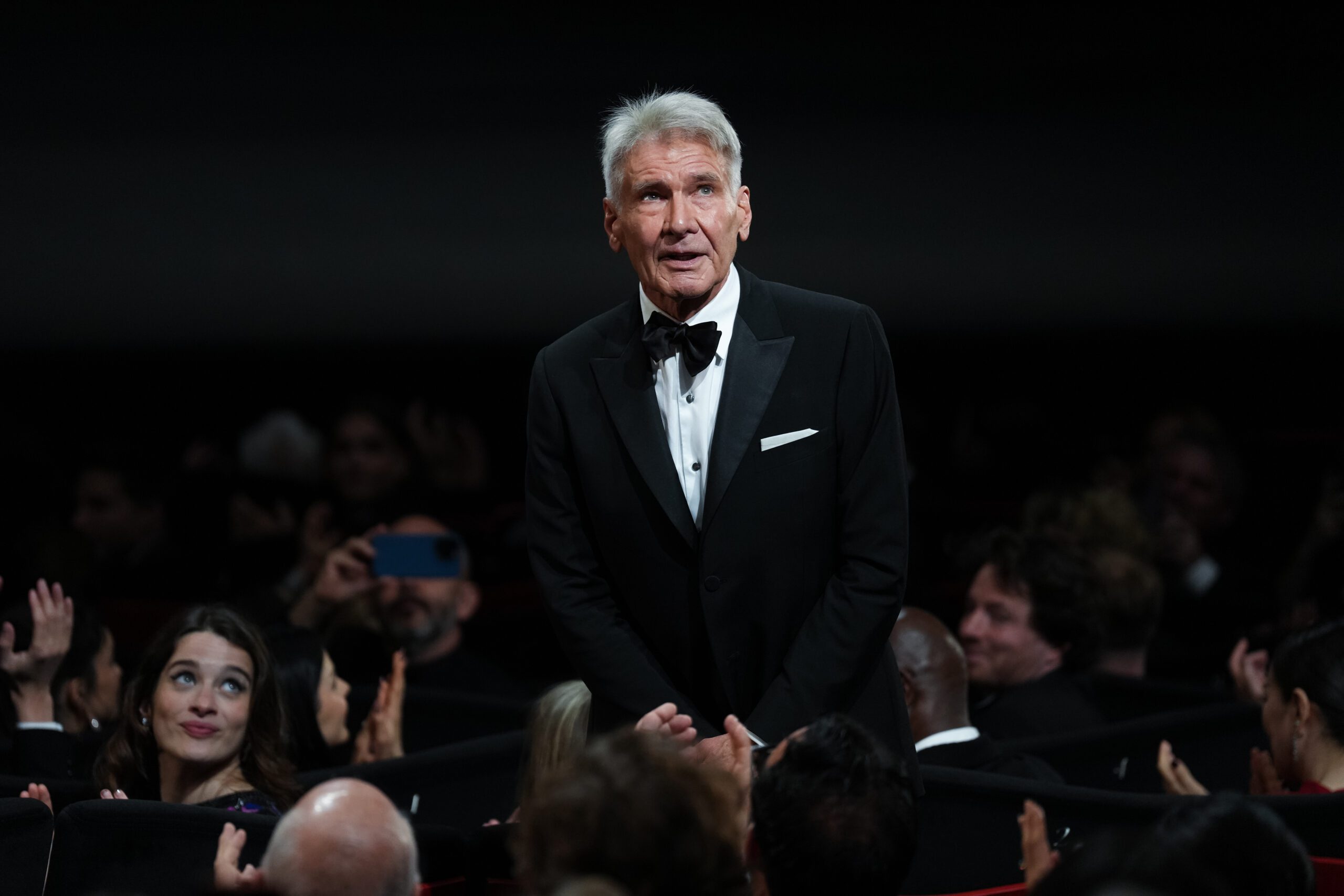 CANNES, FRANCE - MAY 18: Harrison Ford attends the screening of ‘Indiana Jones and The Dial of Destiny’ during the 76th International Cannes Film Festival at Palais des Festivals on May 18, 2023 in Cannes, France