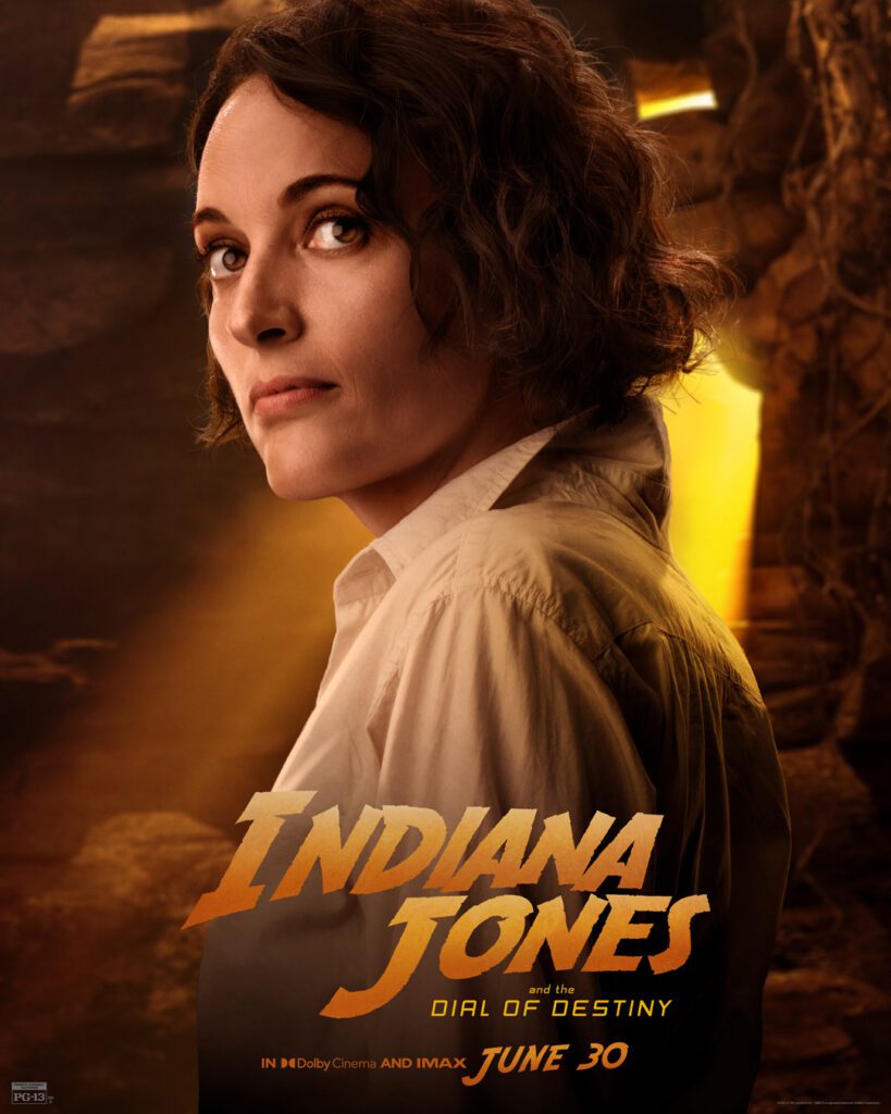 Phoebe Waller-Bridge nel character poster di Indiana Jones 5