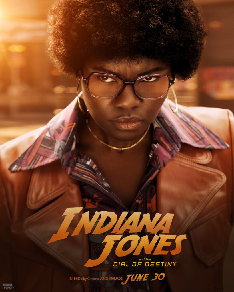 Shaunette Renee Wilson nel charcter poster di Indiana Jones 5