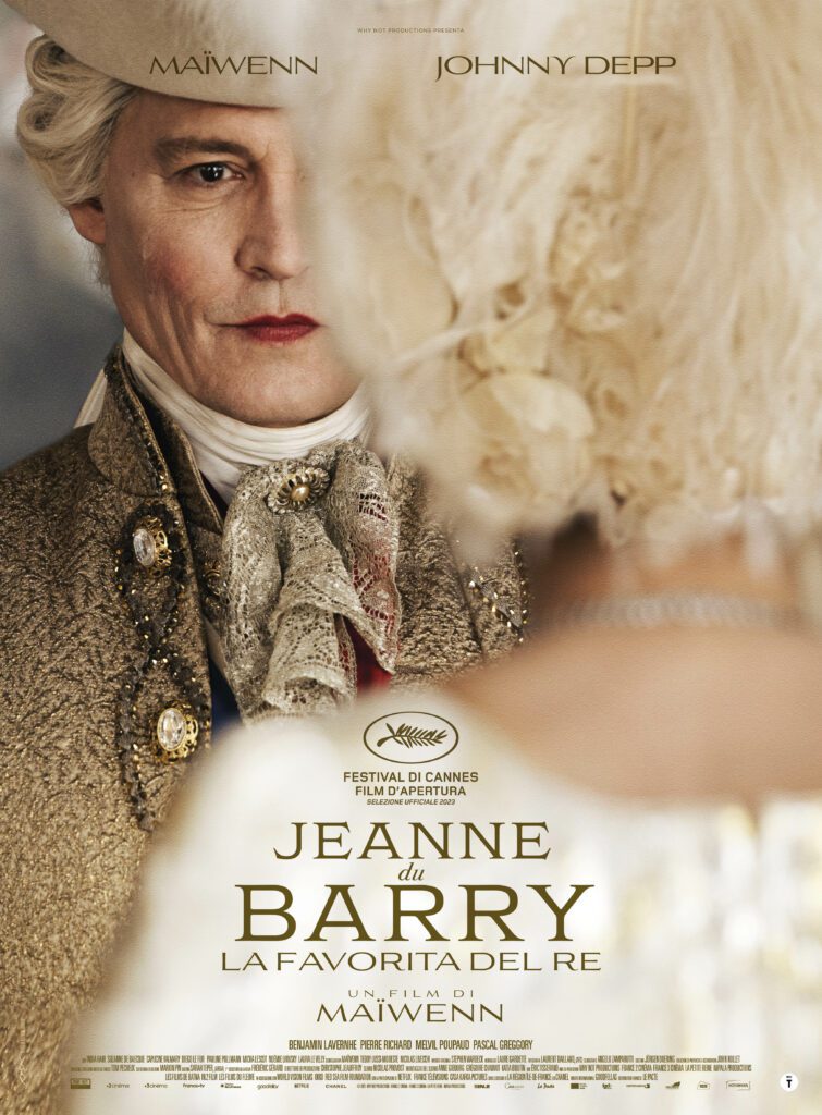 Johnny Depp nel poster di Jeanne du Barry