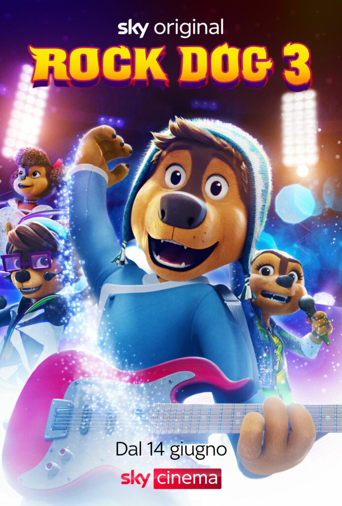 poster animazione Rock Dog 3 