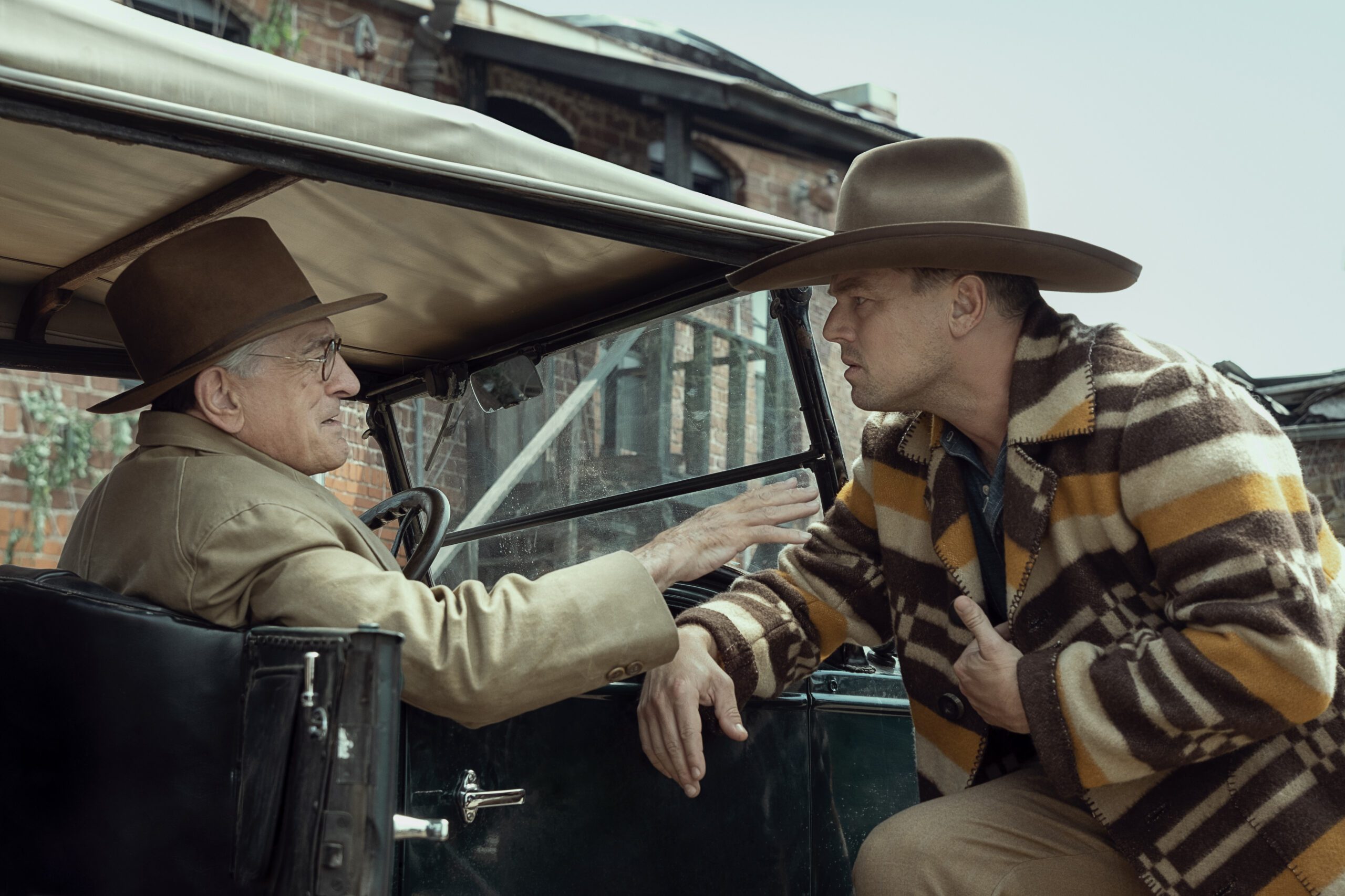 Robert Deniro e Leonardo i Caprio in Killers of the Flower Moon