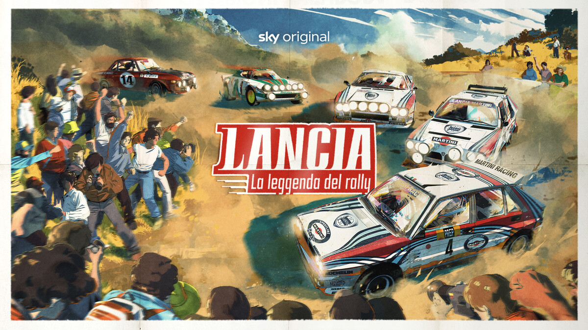 locandina serie sky Lancia. La Leggenda del Rally