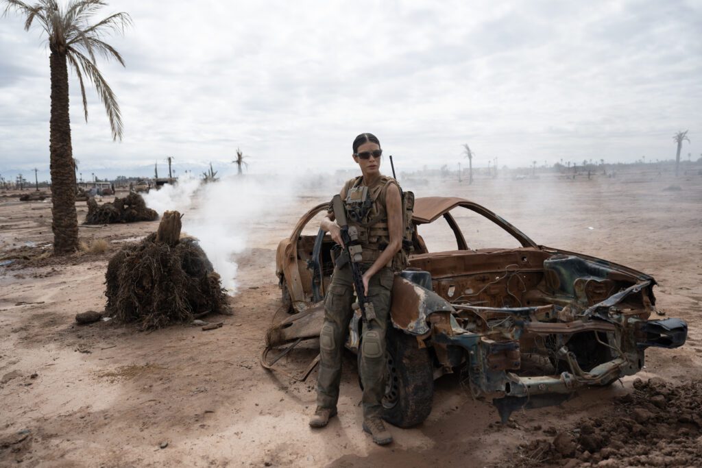 Laysla De Oliveria as Cruz Manuelos in Lioness Season 1 streaming on Paramount+, 2023. Photo Credit: Lynsey Addario/Paramount+
