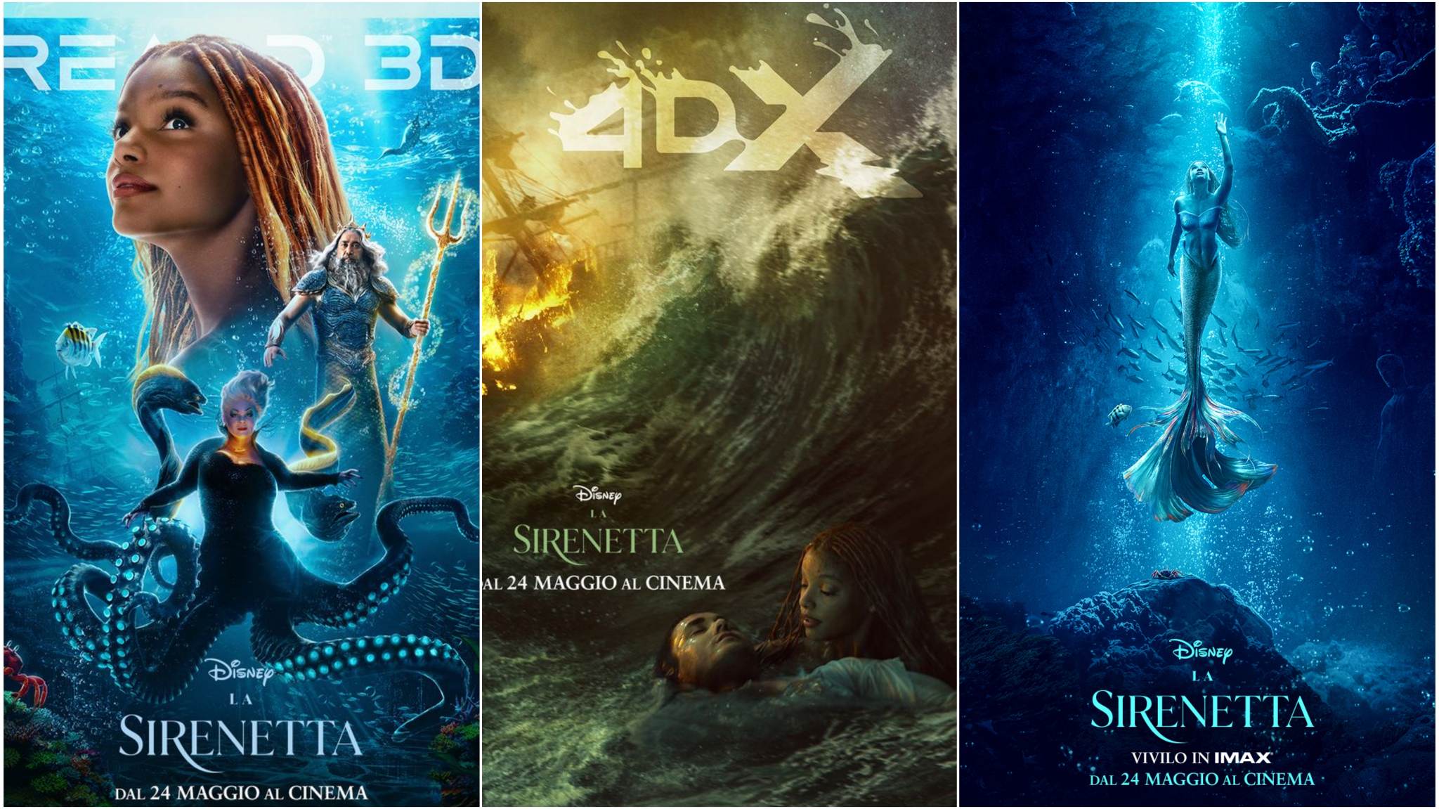 La Sirenetta - collage - poster - Think Movies