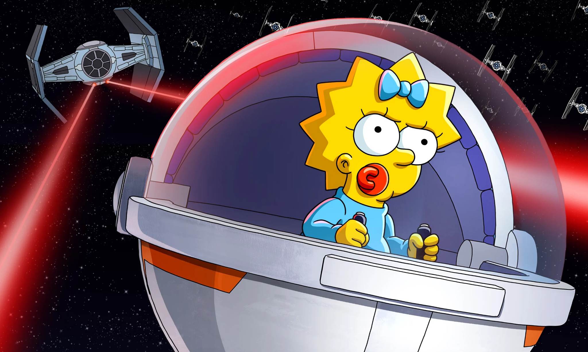 Maggie Simpson in Maggie Simpson e il ritorno nella galassia lontana lontana