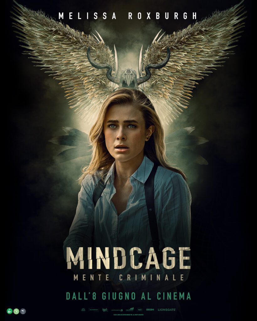 Melissa Roxburgh nel character poster di Mindcage - Mente Criminale