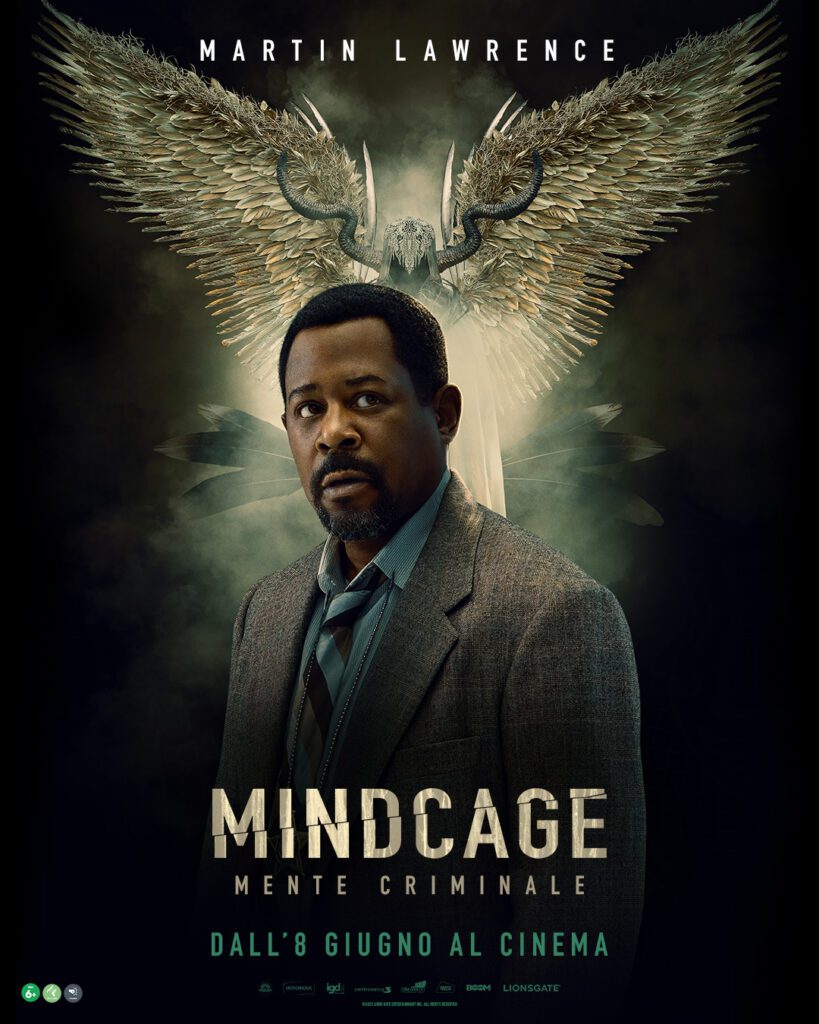 Martin Lawrence nel character poster di Mindcage - Mente Criminale