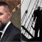 collage immagini Nosferatu e Robert Eggers