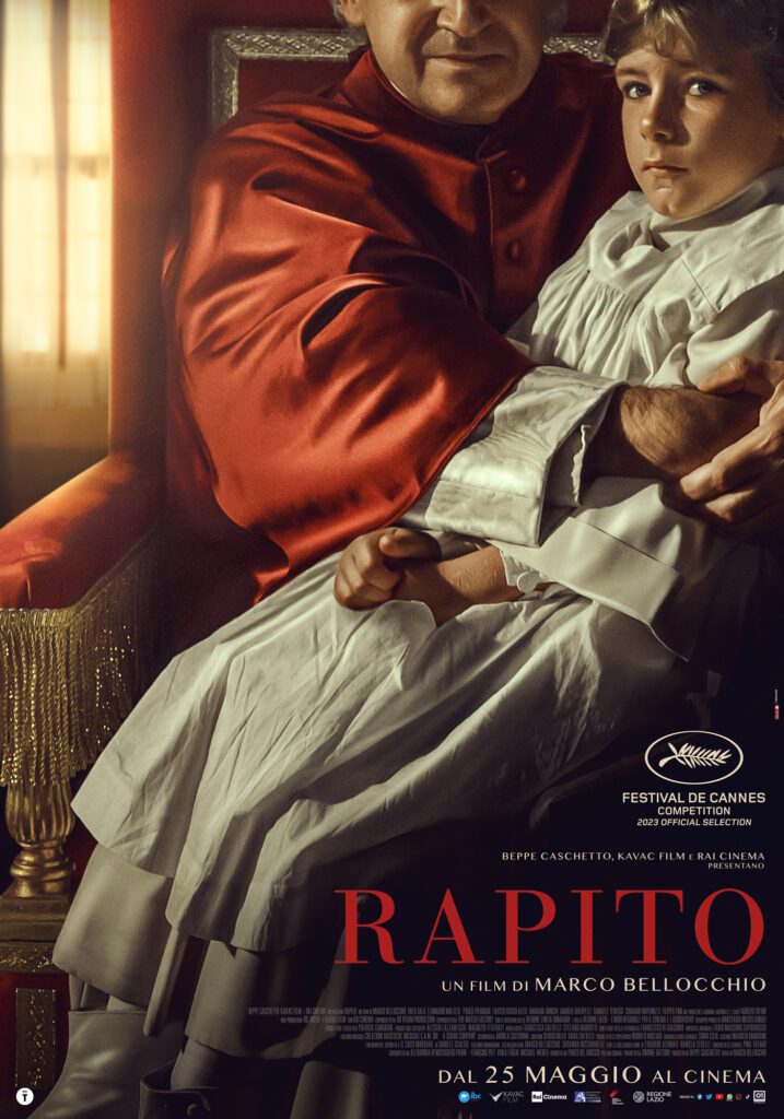 Paolo Pierobon ed Enea Sala nel poster di Rapito