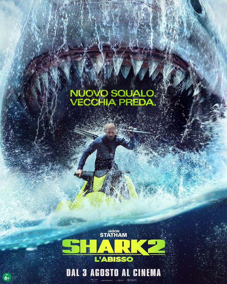 Jason Statham nel poster de Shark 2 - L'Abisso