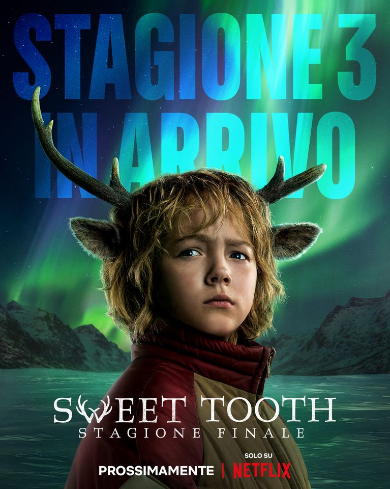 Christian Convery nel teaser poster della terza stagione di Sweet tooth