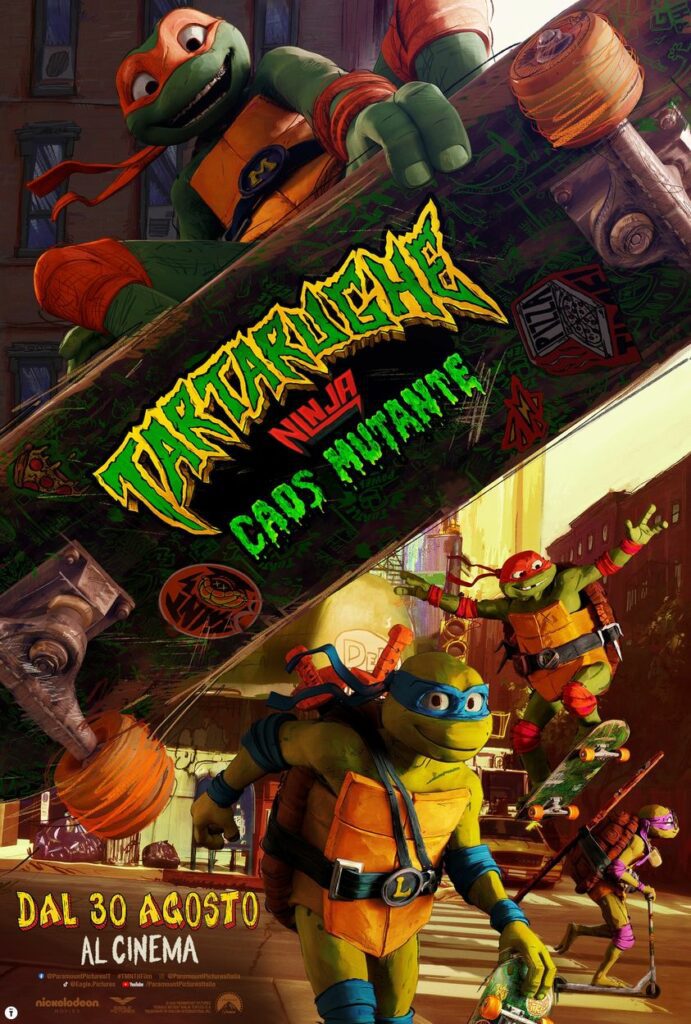 poster ufficiale Tartarughe Ninja Caos Mutante