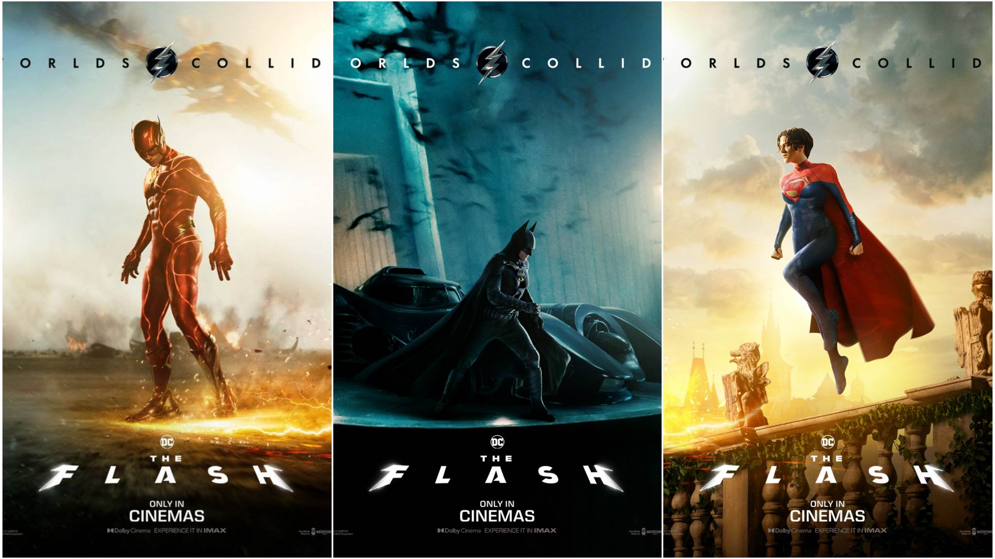 collage poster The Flash