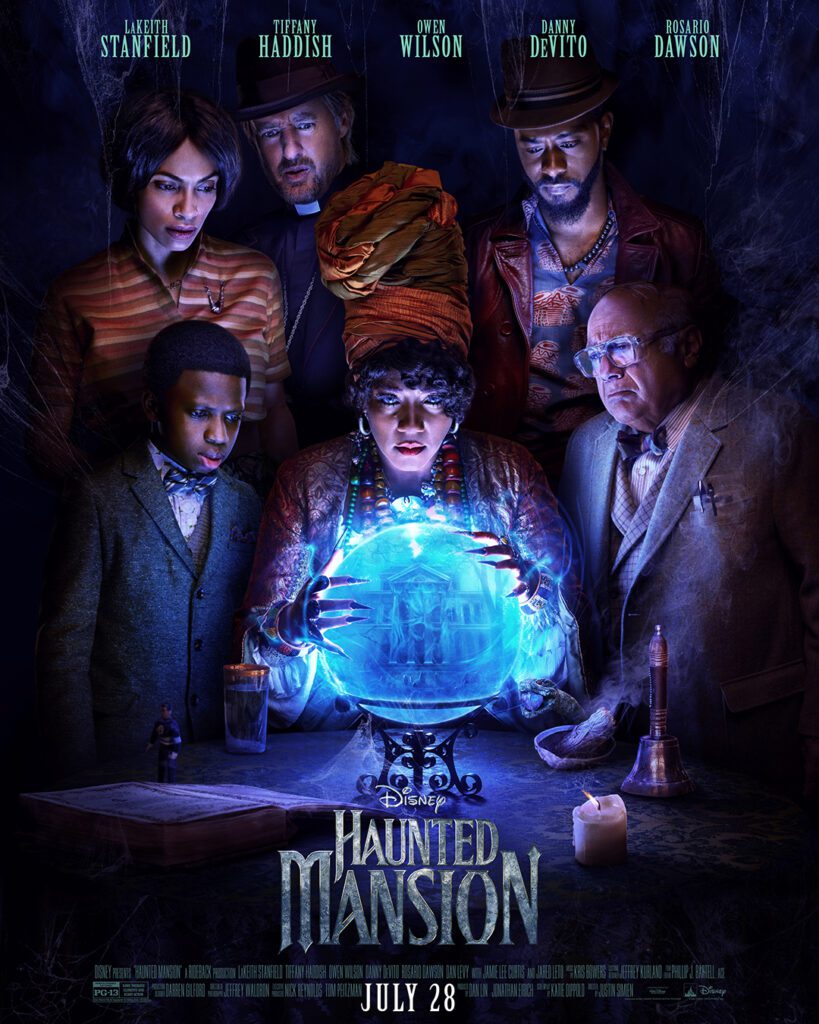 haunted mansion - poster - think movies