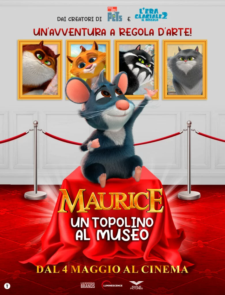 Maurice un topolino al museo poster