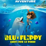 poster bue e flippy amici per le pinne