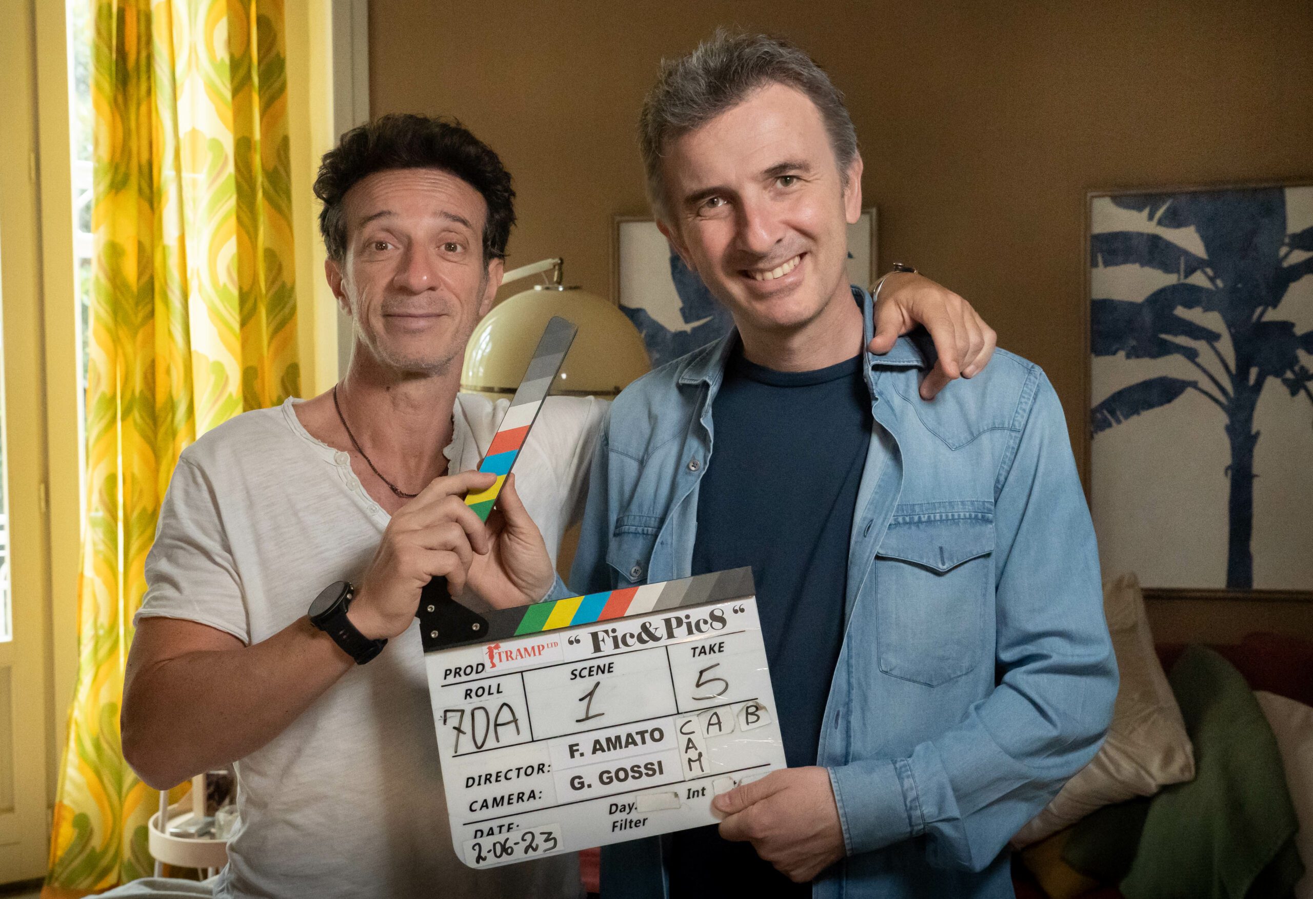Ficarra e Picone con il ciak