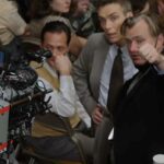 Christopher Nolan e Cillyan Murphy sul set di Oppenheimer