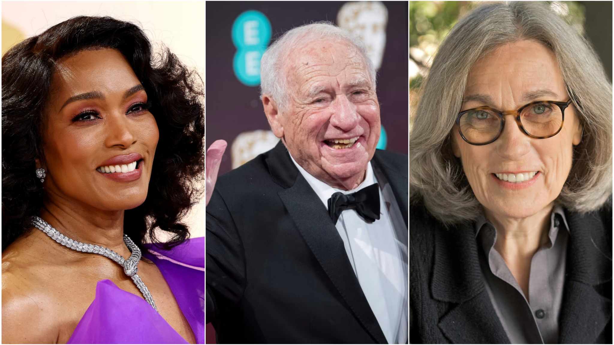 collage immagini angela bassett mel brooks e carol litteton