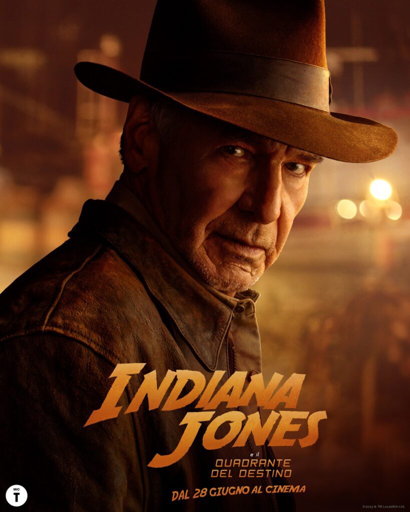 harrison ford nel character poster italiano di Indiana jones 5 