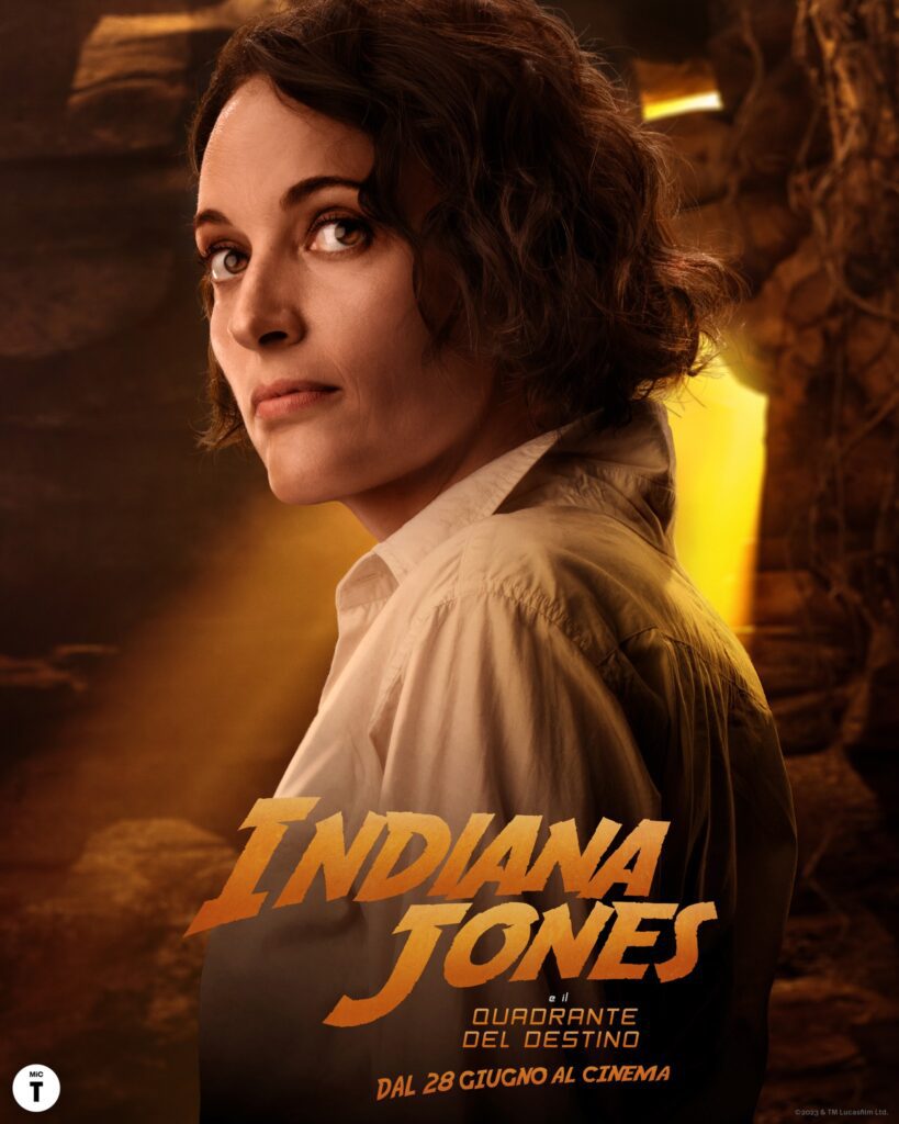 Phoebe Waller-Bridge nel character poster italiano di Indiana Jones 5 