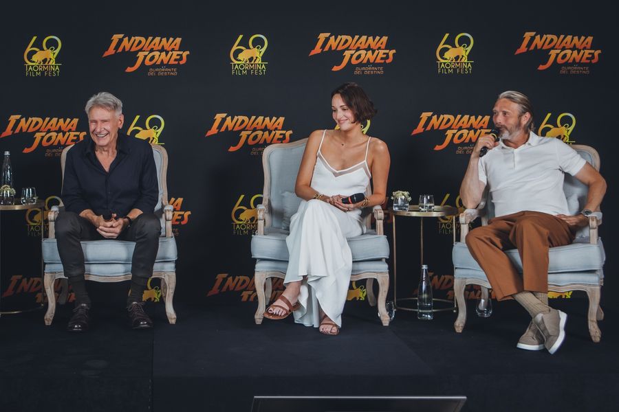 harrison ford, phoebe waller-bridge e mads mikkelsen