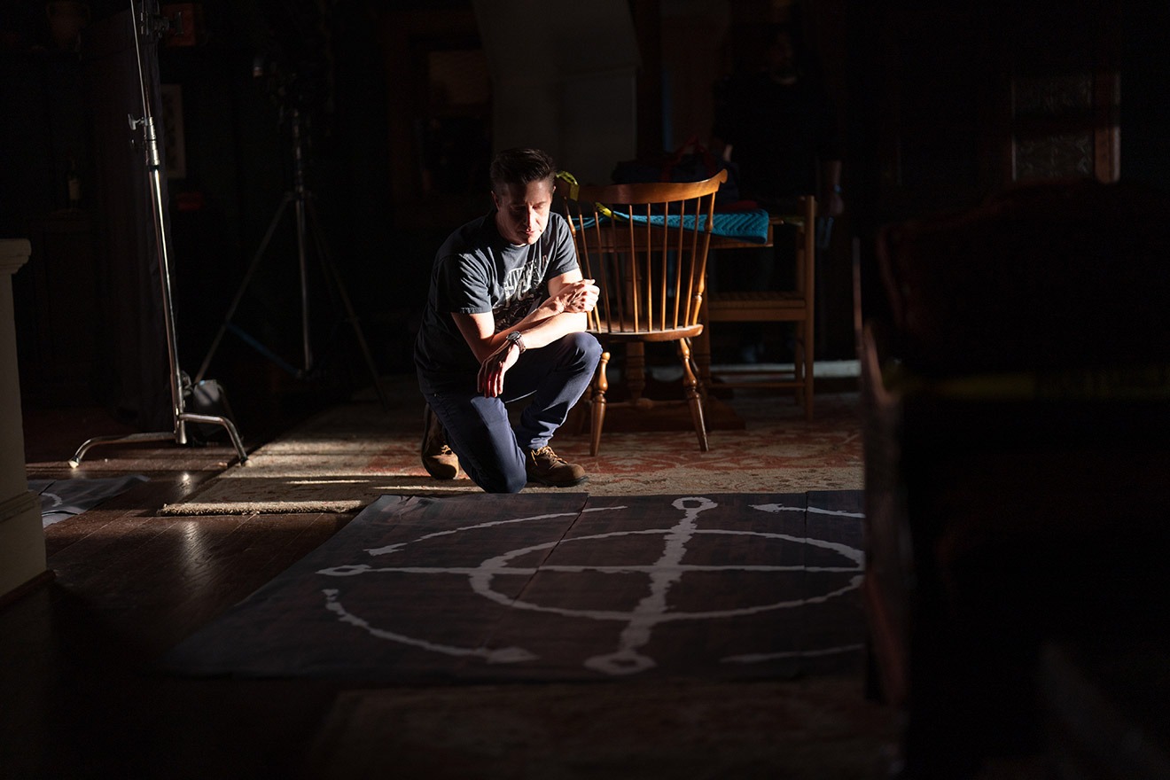 David Gordon Green sul set di The Exorcist: believer