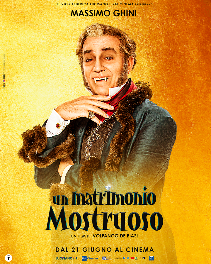 massimo ghini nel character poster di un matrimonio mostruoso 