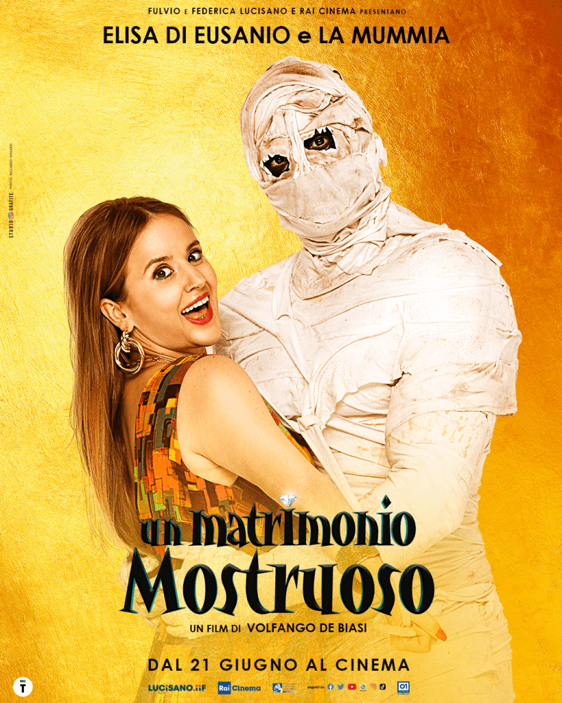 elisa di eausanio - la mummia - un matrimonio mostruoso - character poster - think movies