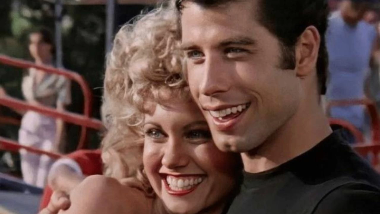 John Travolta e Olivia Newton John in Grease