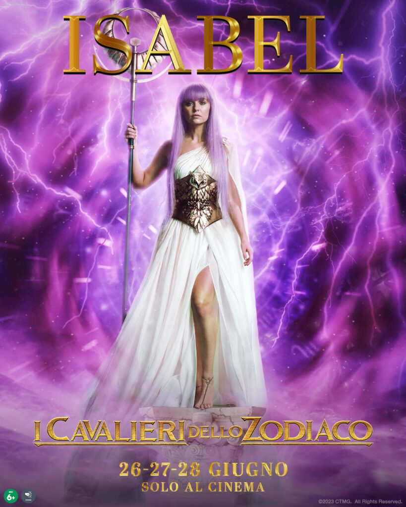 i cavalieri dello zodiaco - character poster - isabel