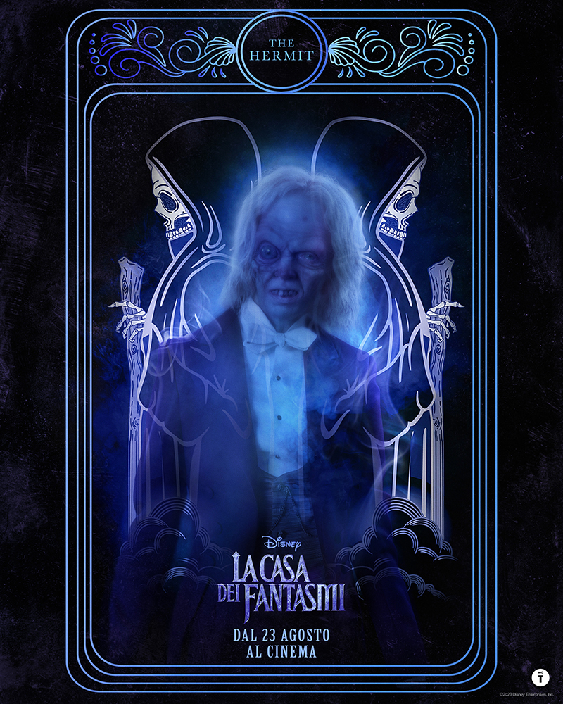 la casa dei fantasmi - character poster - the hermit - think movies