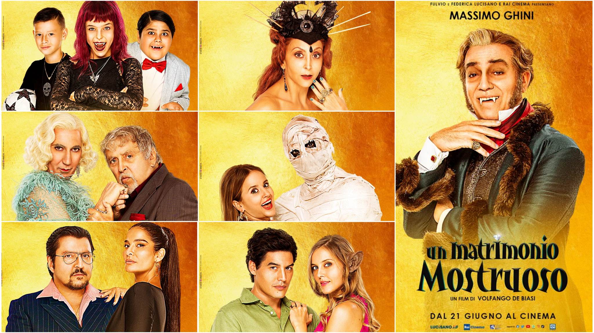 Un Matrimonio Mostruoso: i character poster dedicati ai protagonisti