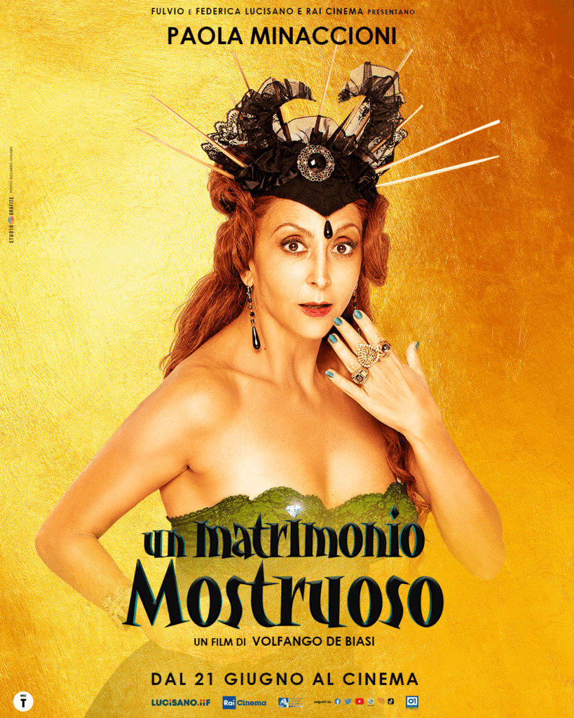 paola minaccioni nel character poster di un matrimonio mostruoso