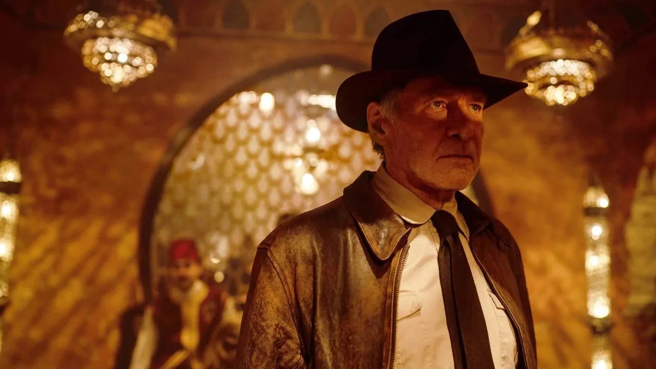 harrison ford in indiana jones e il quadrante del destino