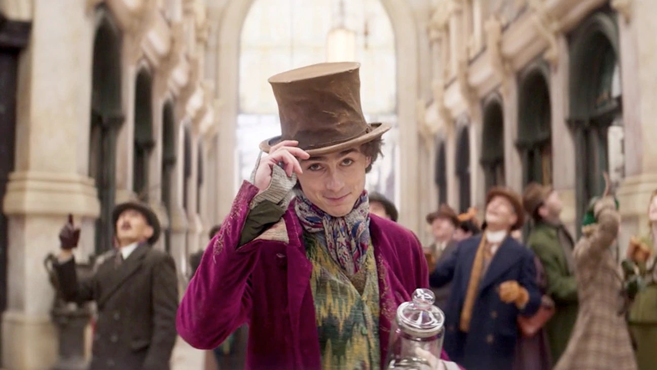 Timothée Chalamet in Wonka